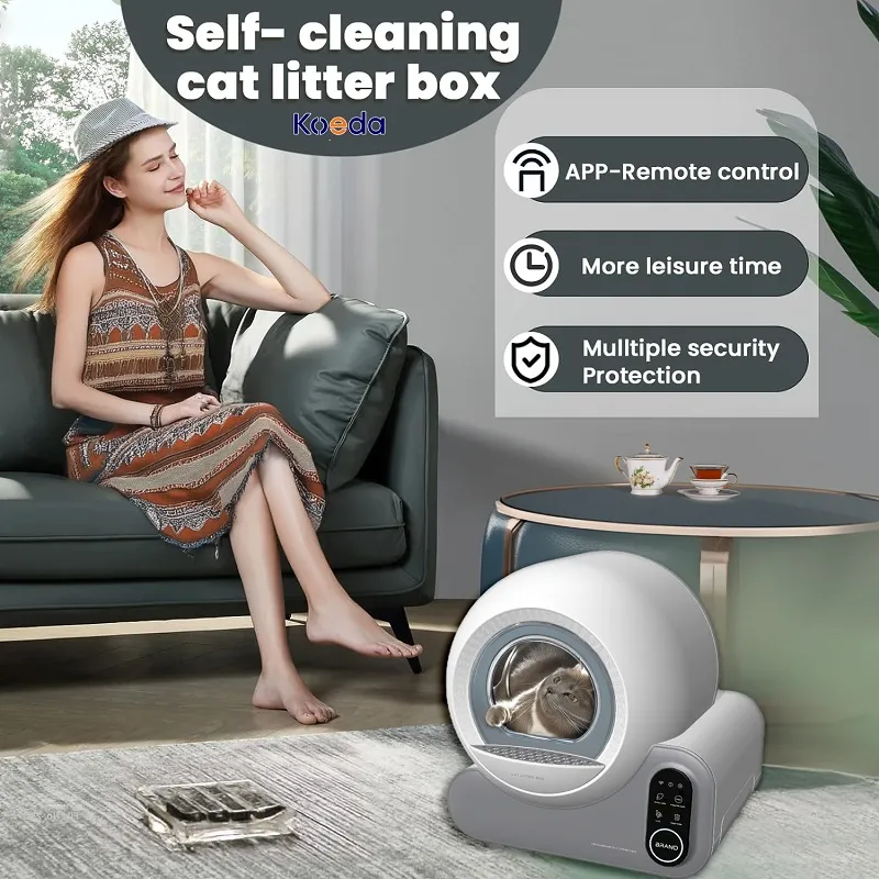 66L Smart Litter Box with Live Camera
