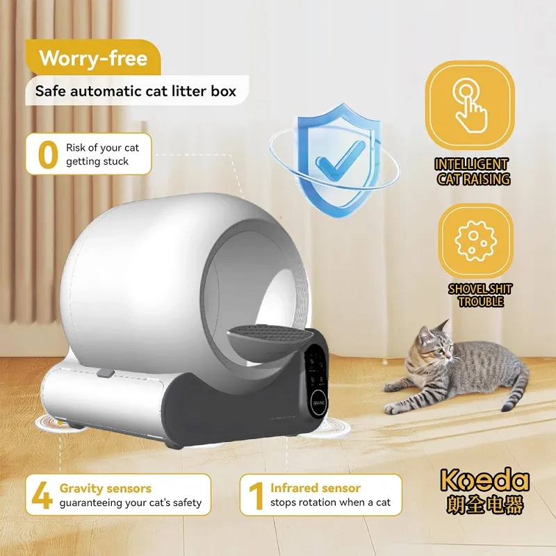 66L Smart Litter Box with Live Camera