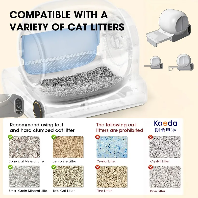 66L Smart Litter Box with Live Camera