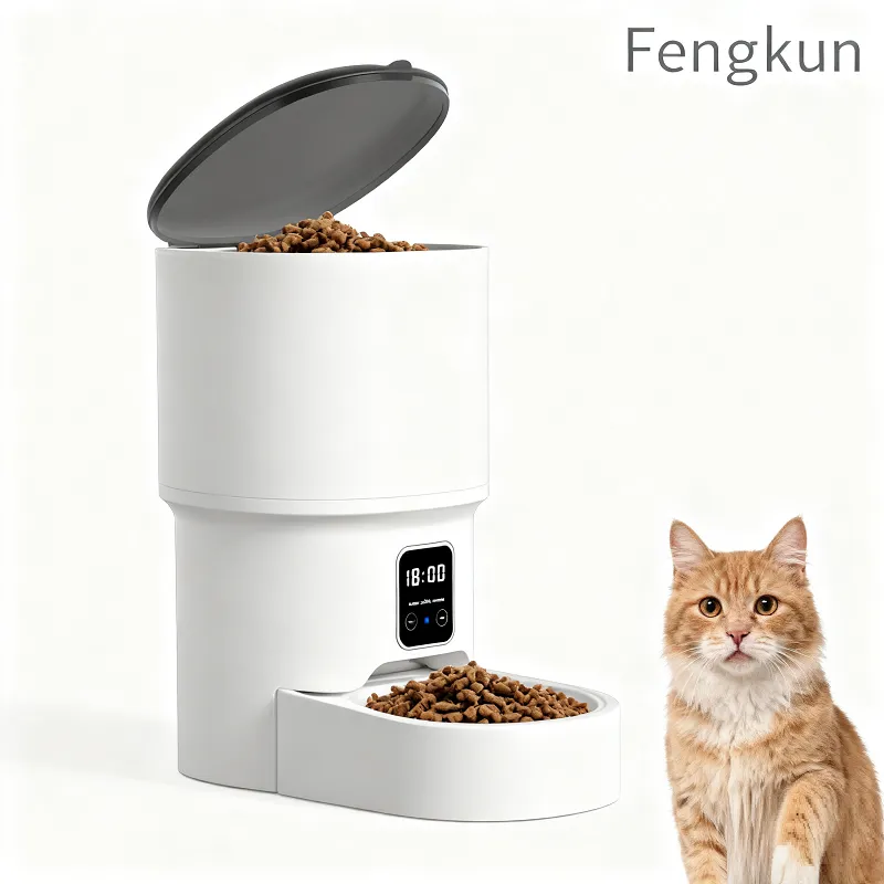 Wi-Fi Enabled Automatic Pet Feeder with HD Camera and Large Capacity
