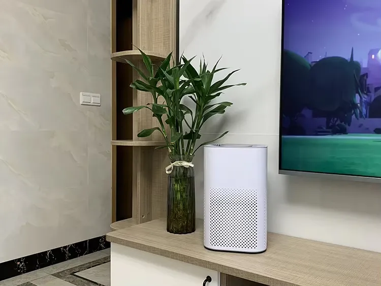 Compact Smart Air Cleaner - Improves Air Quality for Pets & Homes