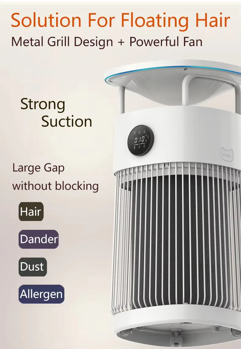 Pet Air Purifier with Washable Filter and Pet Resting Pad Bedroom Purification