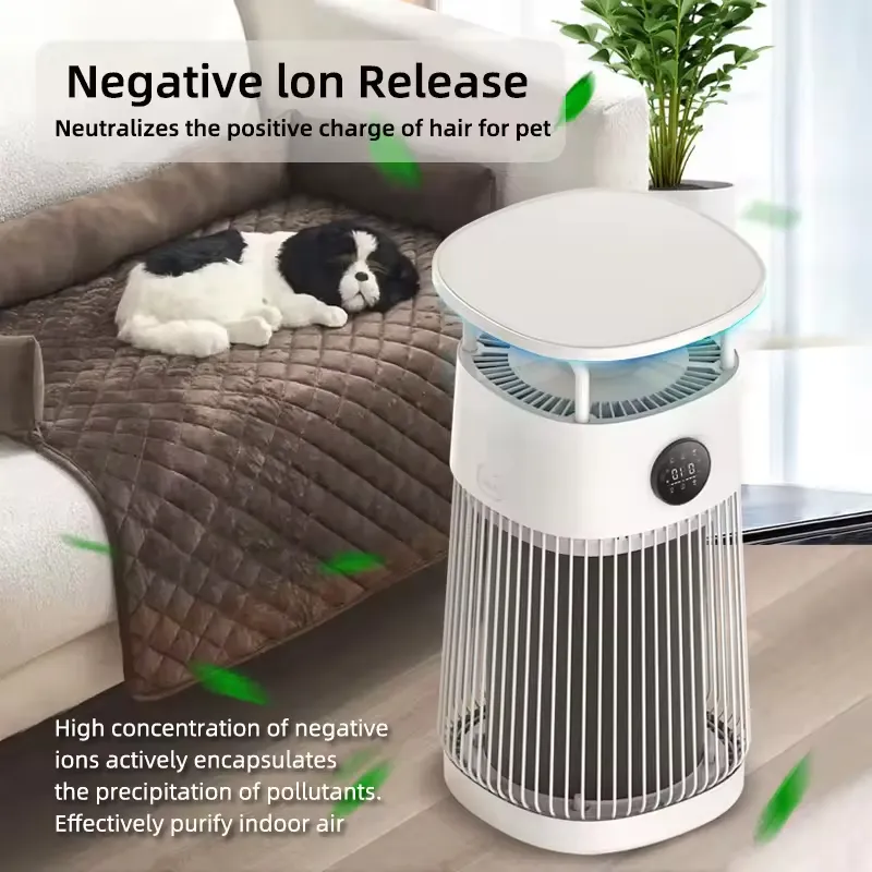 Pet Air Purifier with Washable Filter and Pet Resting Pad Bedroom Purification