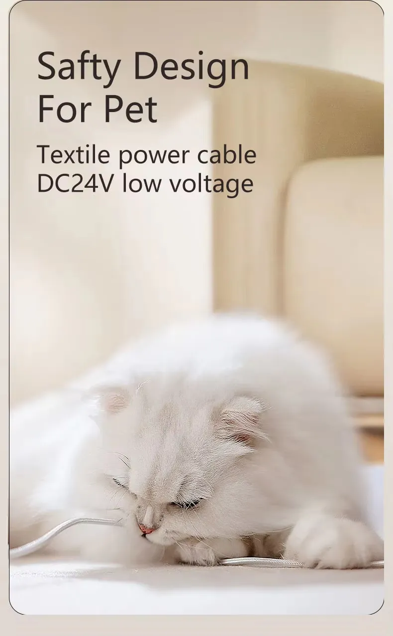 Pet Air Purifier with Washable Filter and Pet Resting Pad Bedroom Purification