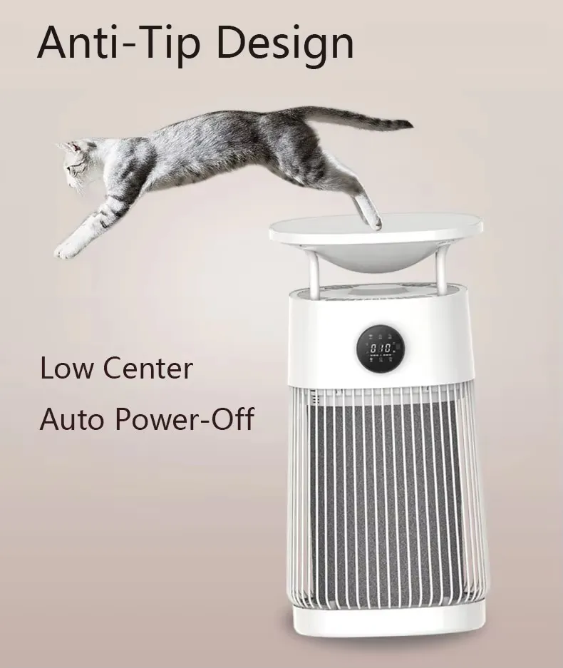 Pet Air Purifier with Washable Filter and Pet Resting Pad Bedroom Purification