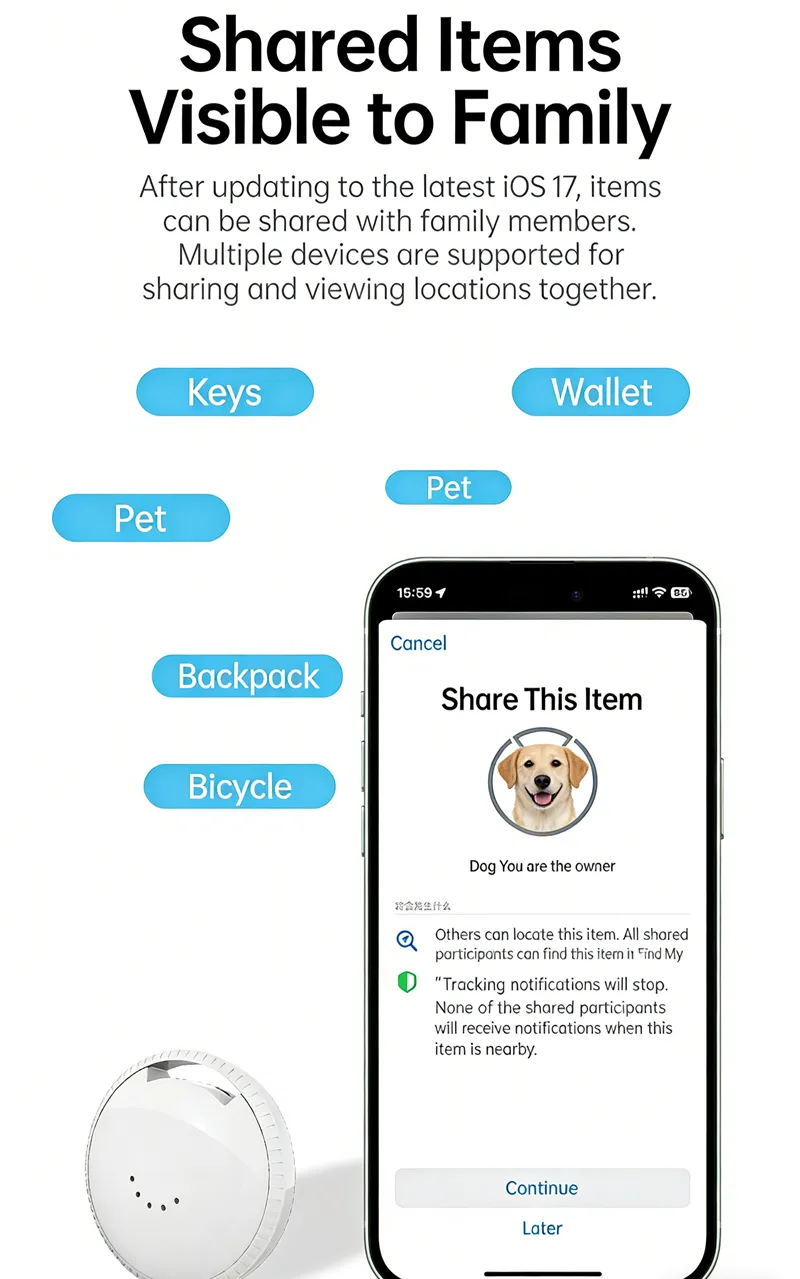 Pet Child Anti Lost Tracker IOS Locator Anti Lost Device