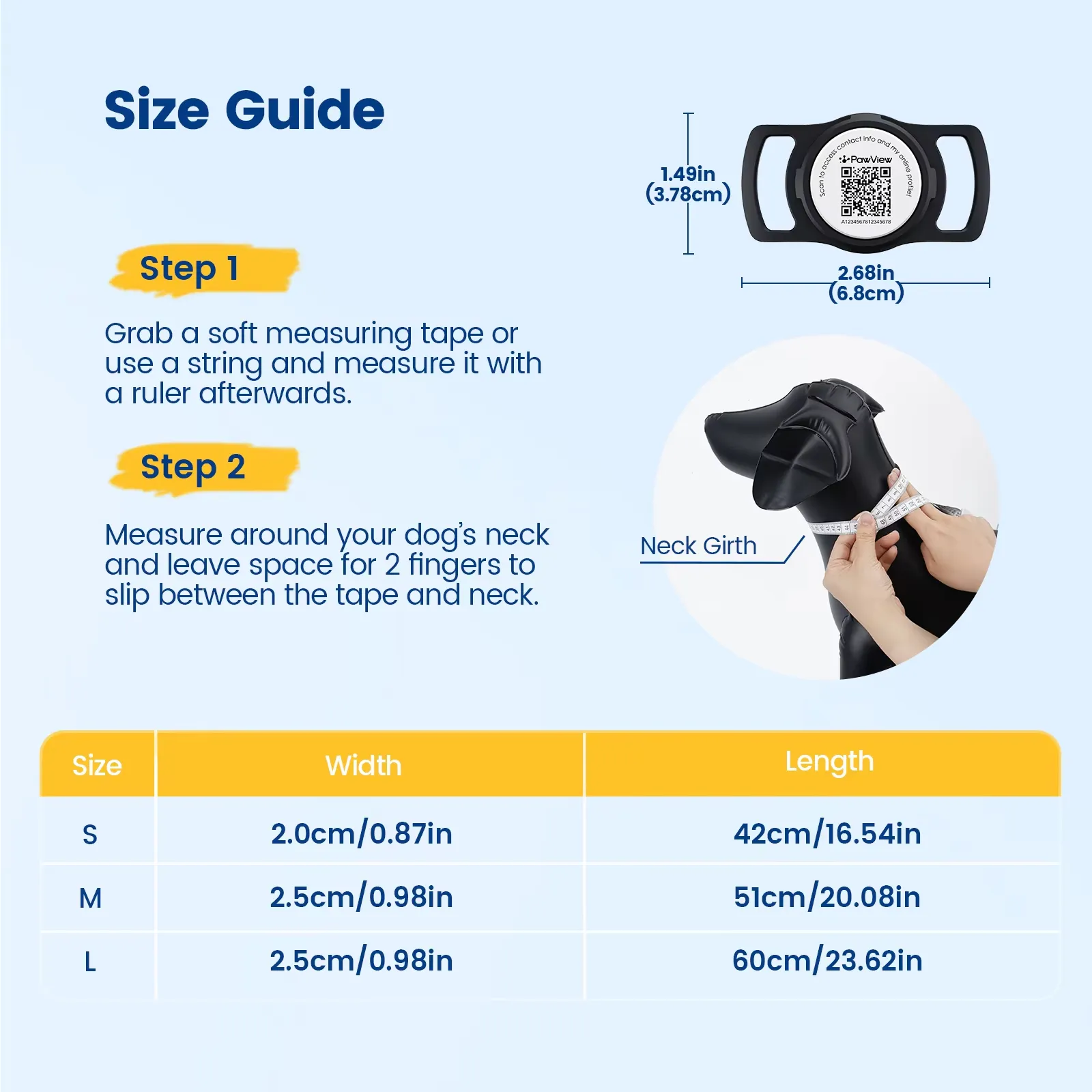 Adjustable Leather Dog Collar with QR Code ID Tag Pet Anti-Lost Tracking belt Collar Supports Personalized Customization