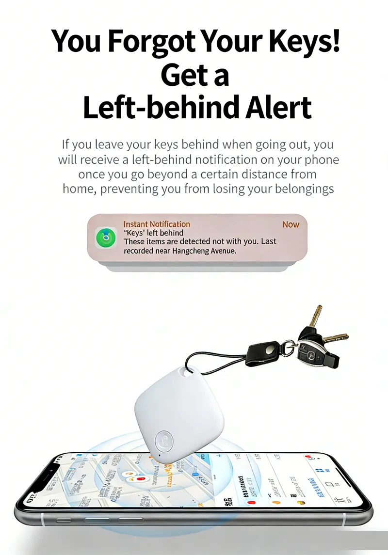 Unlimited Range Pet Tracker Airtag Alternative GPS Tracker for Pets Elderly Kids Anti Lost Device Compatible with iOS