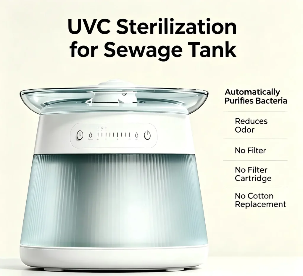 Tempered Glass Pet Water Fountain