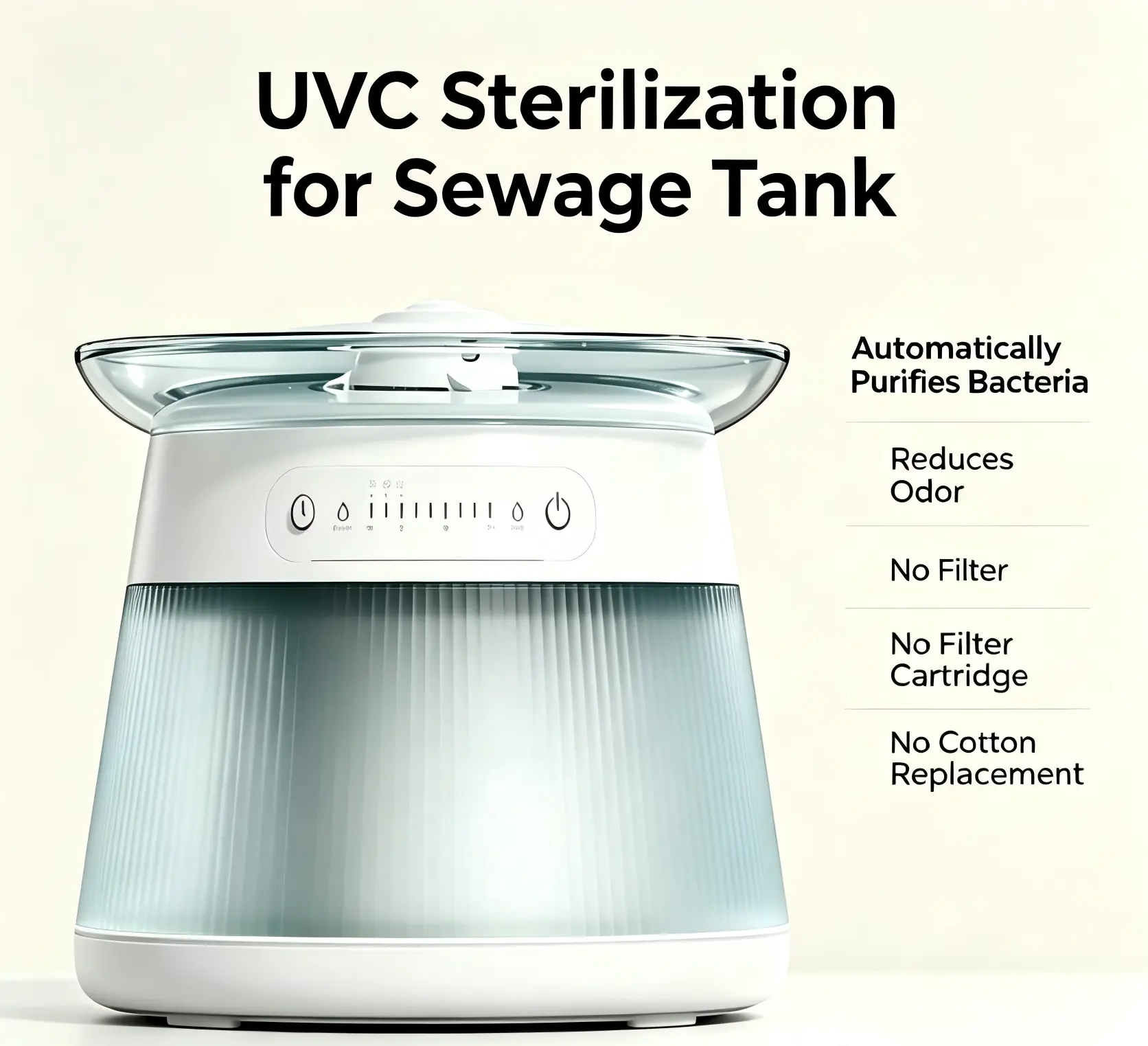 Tempered Glass Pet Water Fountain